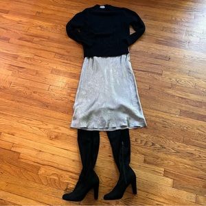 DKNY satin skirt SZ 8